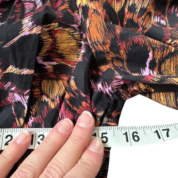 Ulla Johnson Lulu Pleated Cotton Tiered Mini Dress Rosefinch - Picture 10 of 12